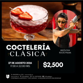 Curso de Coctelería Clasica