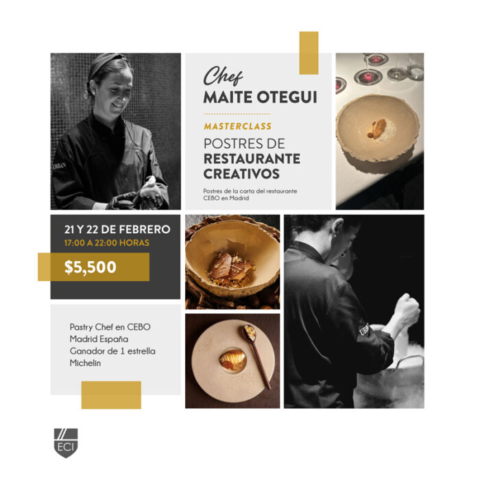 Master Class postres de restaurante creativos