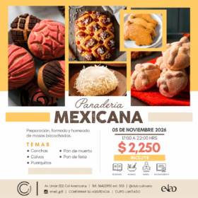 Curso de Panadería Mexicana