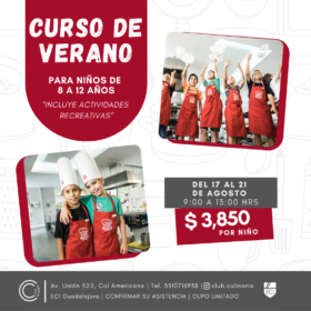 Curso de verano para niños segunda fecha